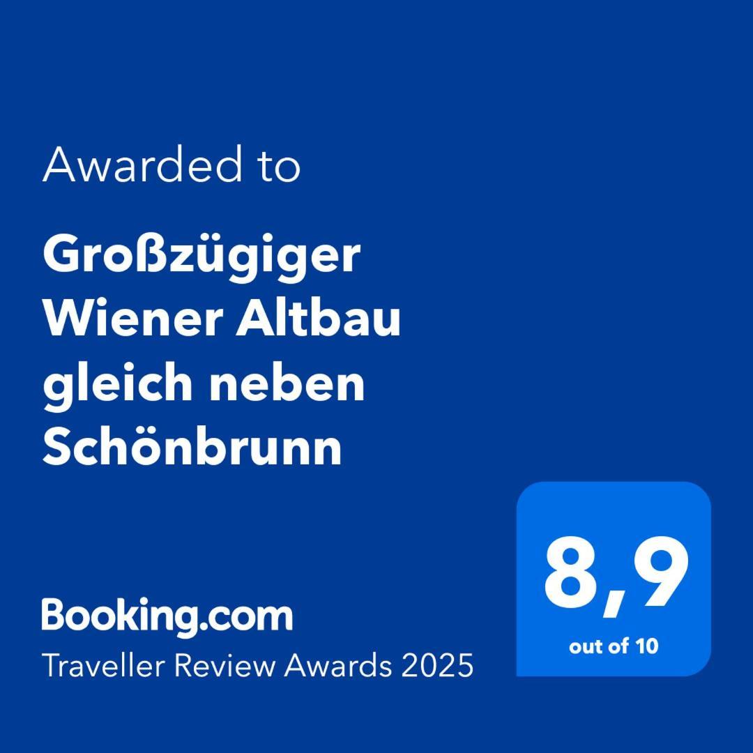 Grosszuegiger Wiener Altbau Gleich Neben Schoenbrunn Eksteriør billede